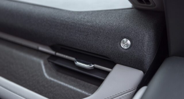 2025 Ford Explorer Platinum Bang and Olufsen door speaker detail