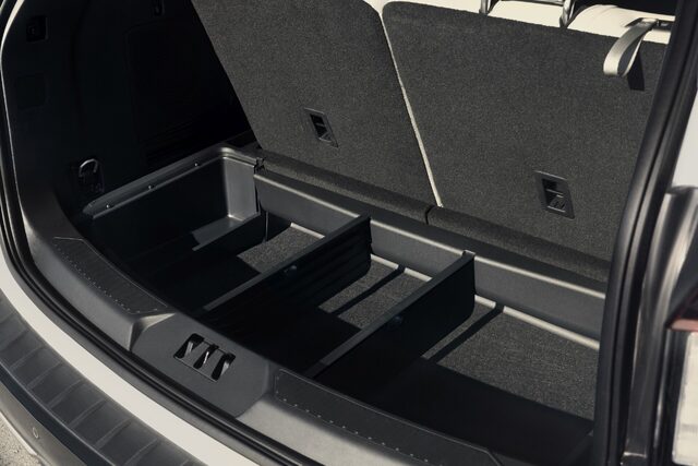 2025 Ford Explorer Platinum cargo area underfloor storage organizer