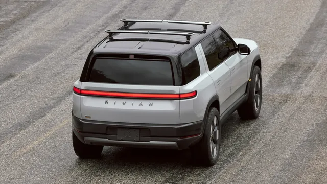 2026 Rivian R2 Elevated Rear Three-Quarter View