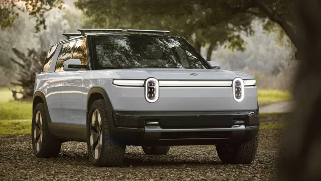 2026 Rivian R2 Front View on Gravel Path