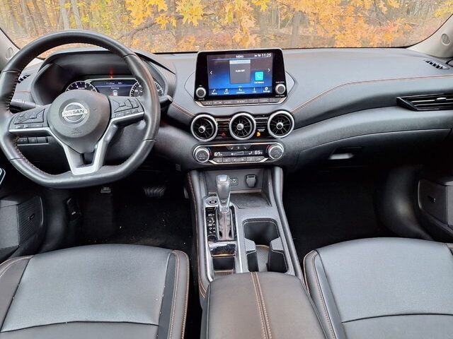 2023 Nissan Sentra SR full dashboard and cabin overview