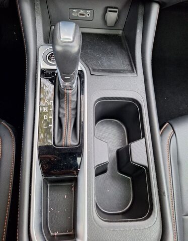 2023 Nissan Sentra SR center console shifter and cupholders