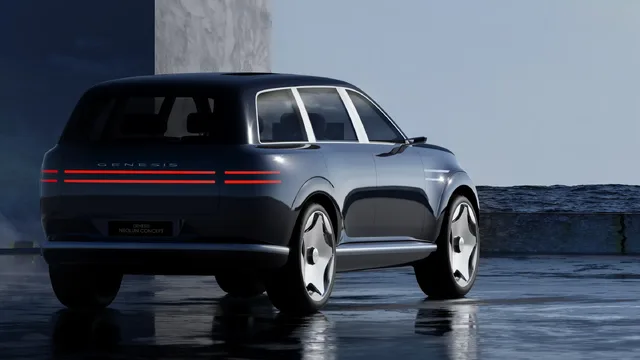 Genesis Concept Neolun Rear Three-Quarter View