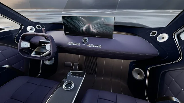 Genesis Concept Neolun Dashboard and Floating Display
