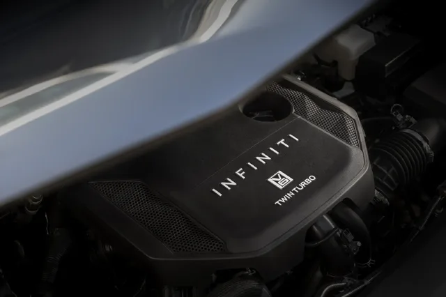 2025 Infiniti QX80 V6 Twin Turbo engine cover