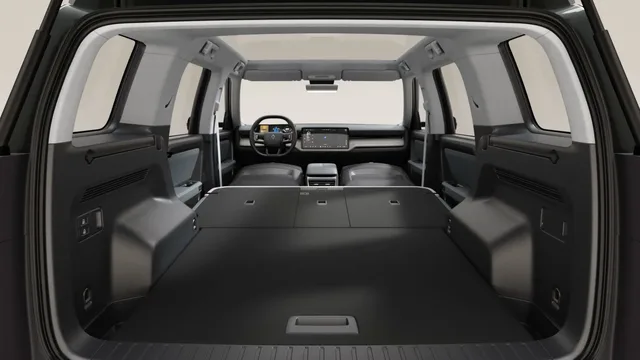 2026 Rivian R2 Fold-Flat Rear Seats and Cargo Area
