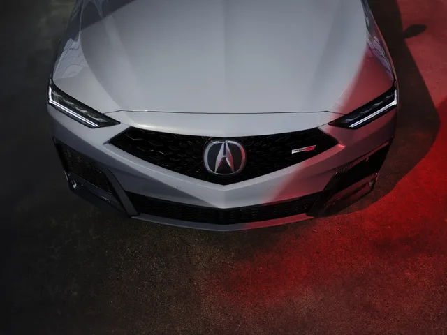 2025 Acura MDX Type S Hood and Grille Close-Up from Above
