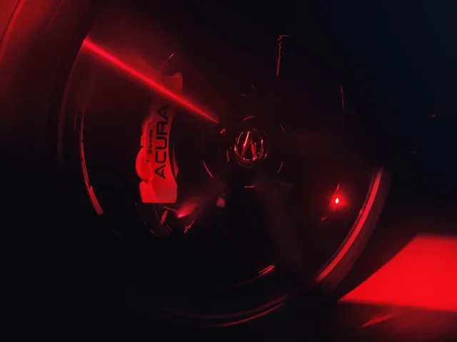 2025 Acura MDX Type S Brembo Brake Caliper and Wheel Close-Up