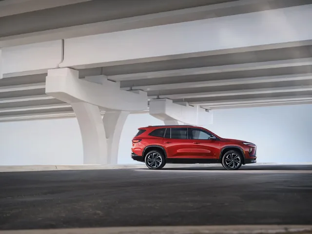 2025 Buick Enclave ST Driver-Side Profile in Red