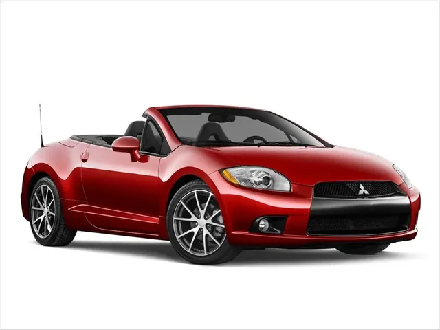 Mitsubishi Eclipse Fourth-Generation Spyder Convertible in Red