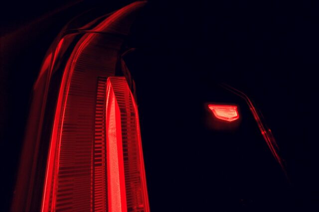 2025 Cadillac Escalade Illuminated Taillight at Night