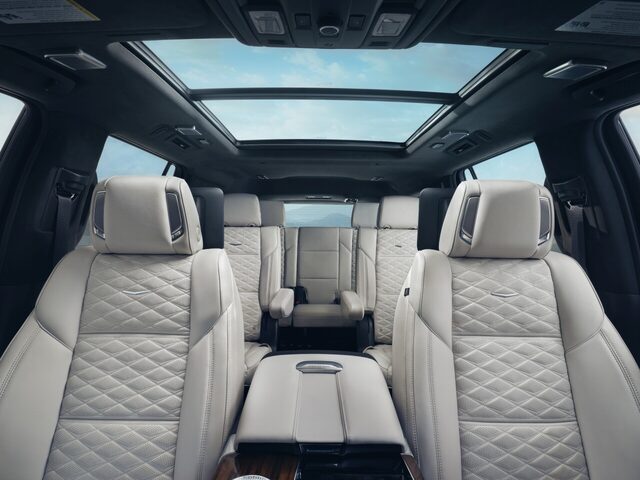 2025 Cadillac Escalade Three-Row Seating with Panoramic Sunroof
