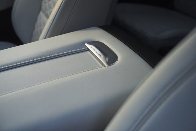 2025 Cadillac Escalade Leather Center Console with Escalade Badge