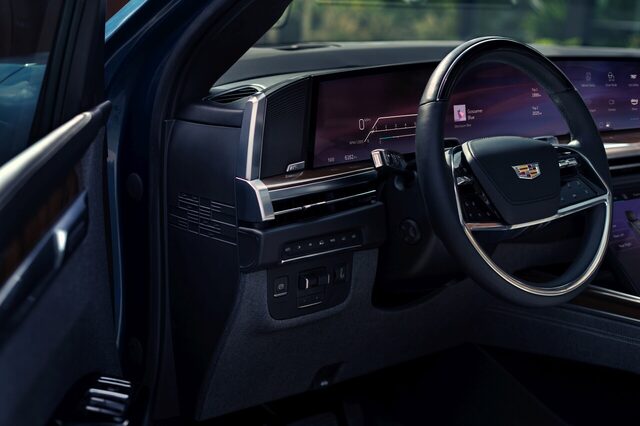 2025 Cadillac Escalade Dashboard and Steering Wheel