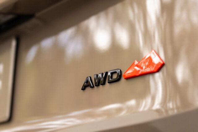 2025 Nissan Rogue Rock Creek AWD Badge with Mountain Logo