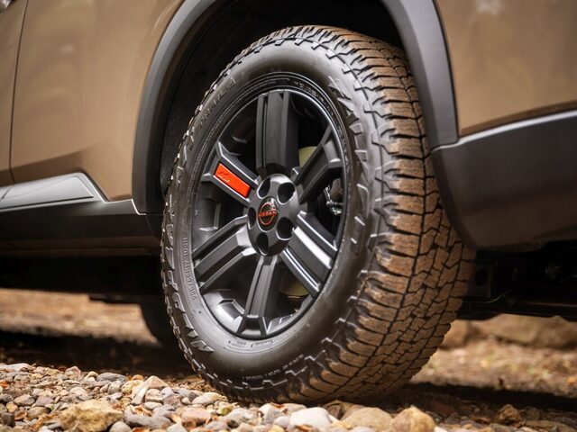 2025 Nissan Rogue Rock Creek All-Terrain Tire and Wheel Detail