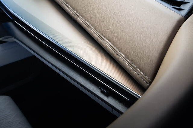 2025 Nissan Murano interior trim and stitching detail