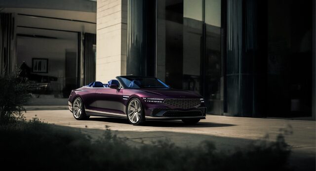 Genesis G90 Convertible Concept  Front Three-Quarters - 005.jpg