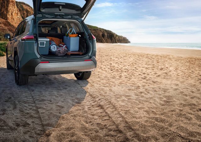 2026 Toyota RAV4 Open Liftgate with Beach Gear
