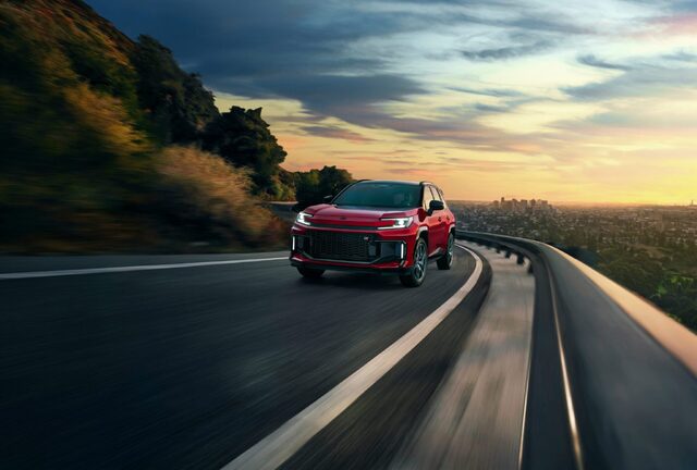 2026 Toyota RAV4 GR Sport Front Three-Quarter Action Shot