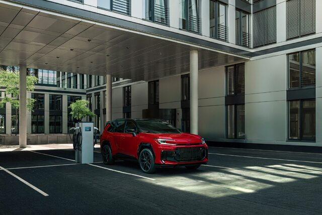 2026 Toyota RAV4 GR Sport PHEV at Charging Station