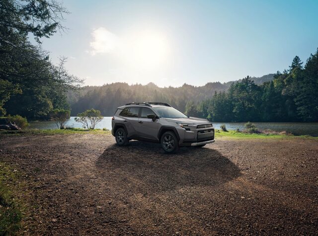 2026 Toyota RAV4 Woodland Edition Parked at Lakeside