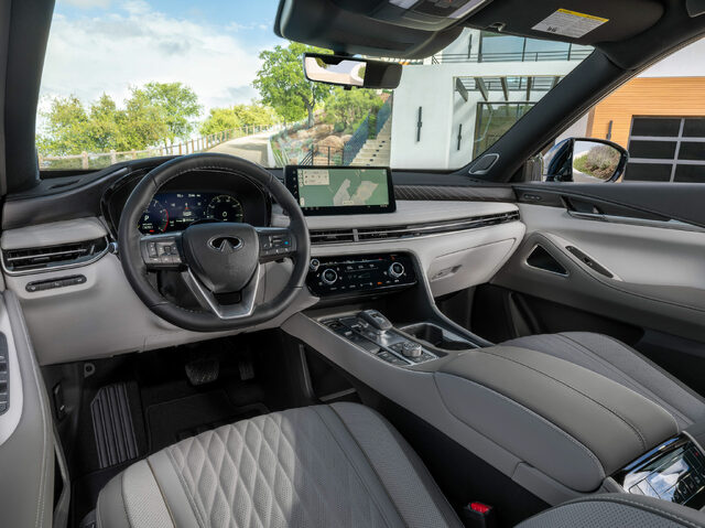 2026 Infiniti QX60 Interior Wide Angle Dashboard View