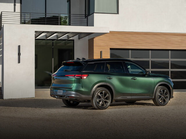 2026 Infiniti QX60 Rear Three-Quarter View