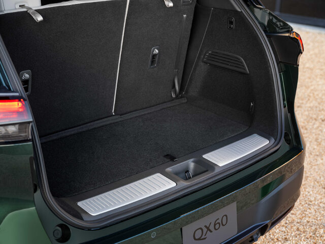2026 Infiniti QX60 Cargo Area with Illuminated Scuff Plates