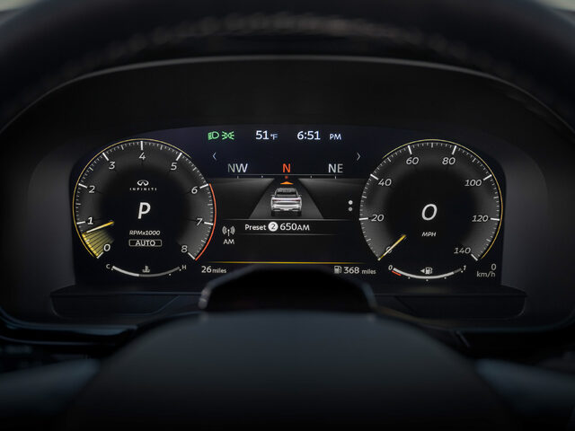 2026 Infiniti QX60 Digital Instrument Cluster