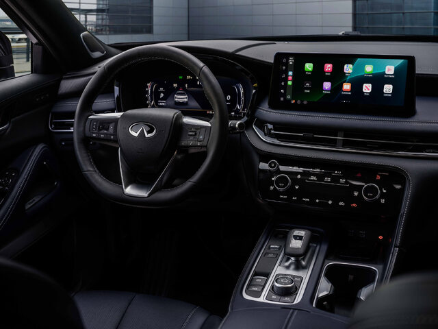 2026 Infiniti QX60 Sport Dashboard and Steering Wheel