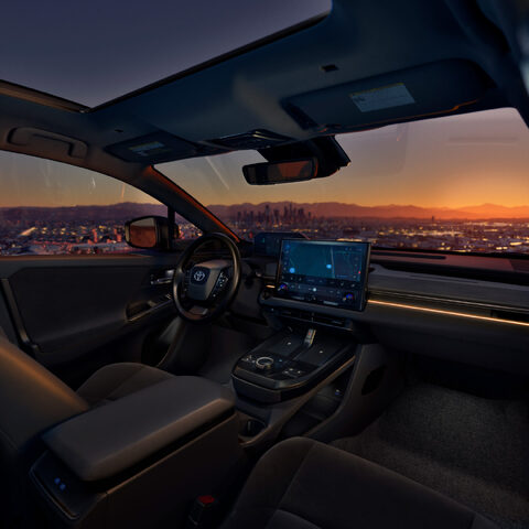 2026 Toyota C-HR Interior Dashboard and Touchscreen from Passenger Side