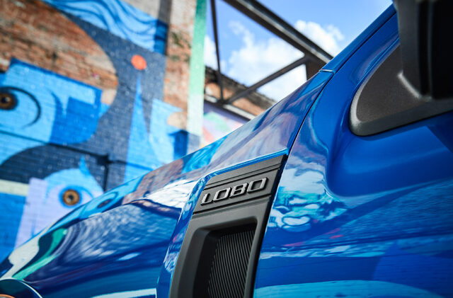 2025 Ford Maverick Lobo Bed-Side Badge Detail