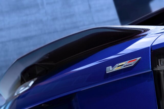 2026 Cadillac OPTIQ-V Rear V-Series Badge and Spoiler