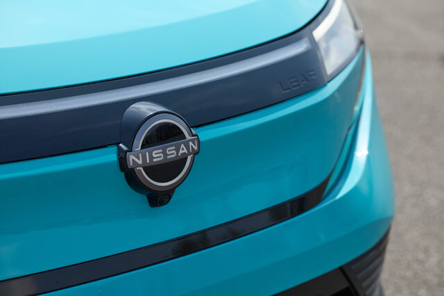 2026 Nissan LEAF Rear Nissan Emblem and Camera