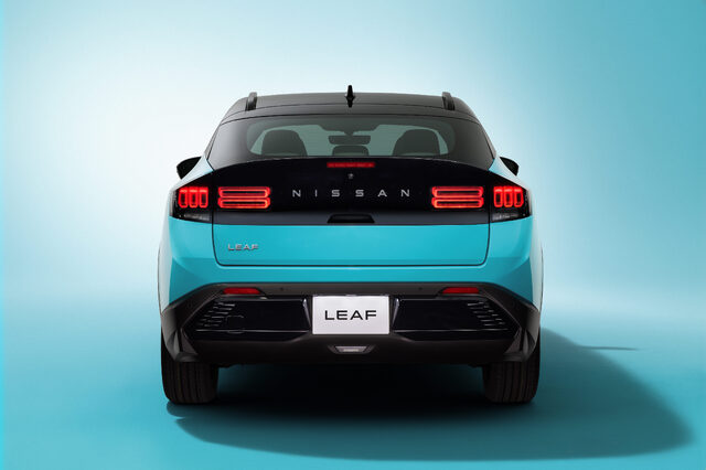 2026 Nissan LEAF Rear View Studio Shot
