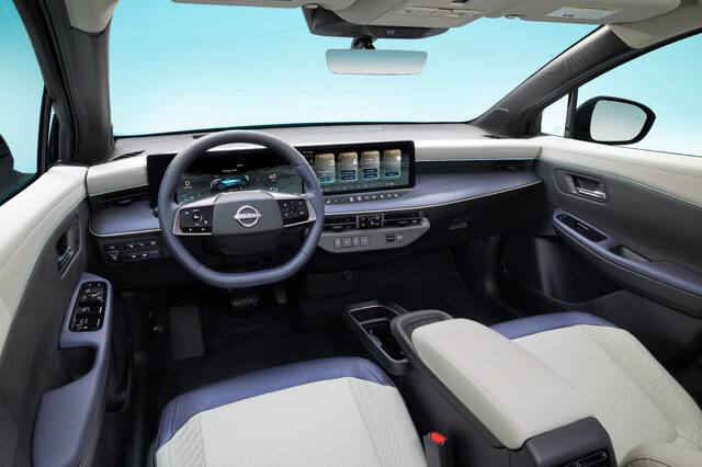 2026 Nissan LEAF Full Dashboard Wide View