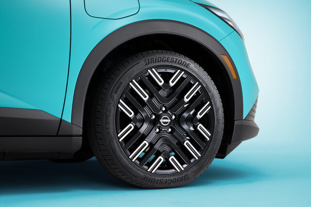2026 Nissan LEAF Front Wheel and Bridgestone Tire
