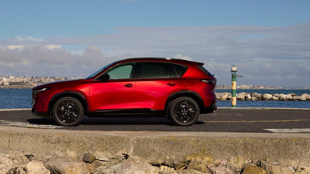 2026 Mazda CX-5 in Red - Side View