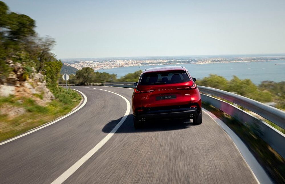 2026 Mazda CX-5 Rear View on Road