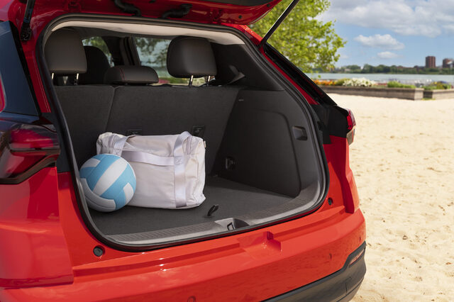 2027 Chevrolet Bolt Open Cargo Area in Red