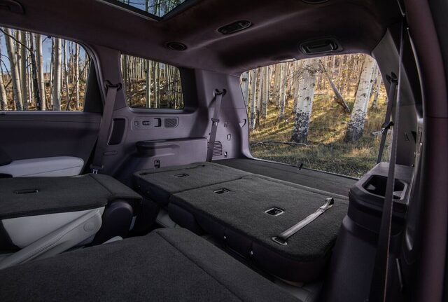2027 Kia Telluride Maximum Cargo Area with Seats Folded
