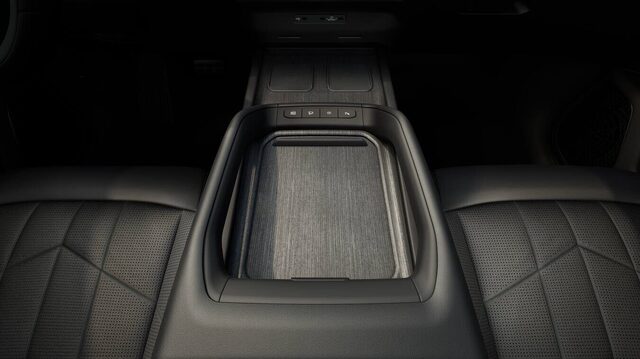 2027 Kia Telluride Center Console with Sliding Cover Closed