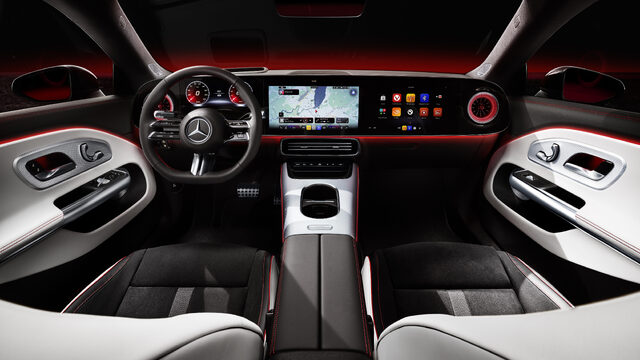 2026 Mercedes-Benz CLA EV Dashboard and MBUX Superscreen