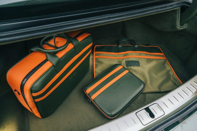 Genesis X Gran Coupe Concept Custom Luggage Set in Trunk