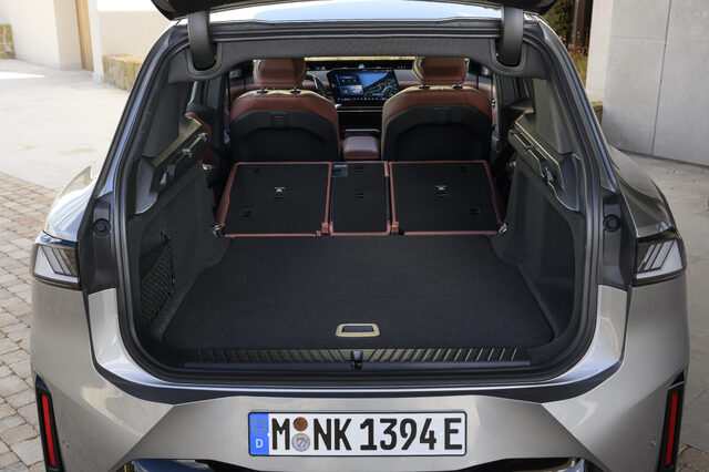 2026 BMW iX3 Cargo Area with Rear Seats Folded Flat