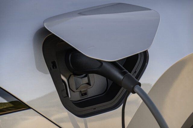 2026 BMW iX3 Charging Port with Cable Connected