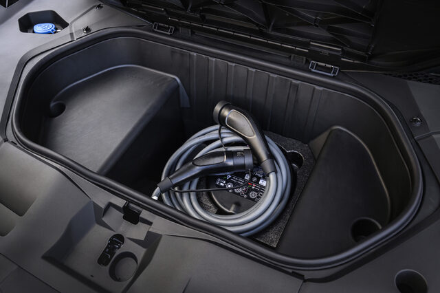 2026 BMW iX3 Frunk Storage with Charging Cable