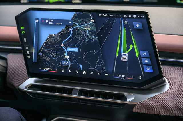 2026 BMW iX3 Central Touchscreen with Navigation and Driving Assist