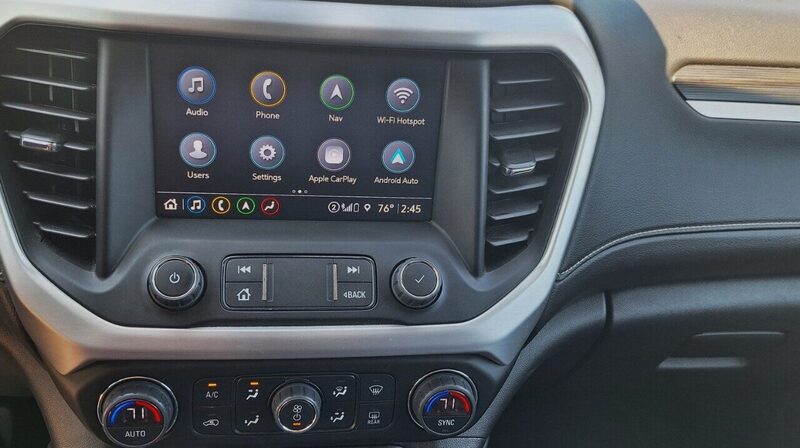 2023 GMC Acadia - infotainment and HVAC